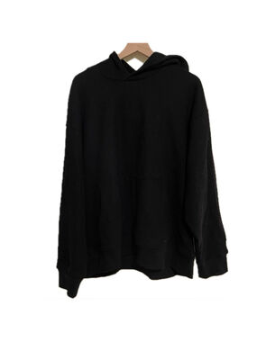 Krost 100% Cotton Black Pullover Hoodie Kangaroo XL